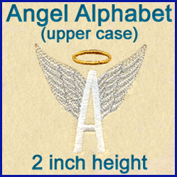 A Angel Alphabet Design Pack