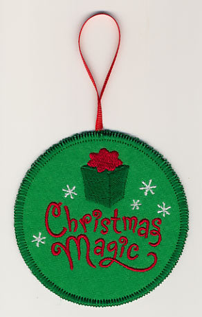 Christmas Magic with Gift Ornament (In-the-Hoop)