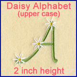 A Daisy Alphabet Design Pack