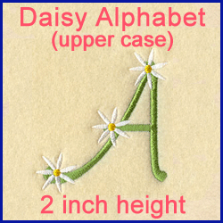 A Daisy Alphabet Design Pack
