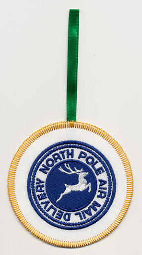 North Pole Air Mail Delivery Ornament (In-the-Hoop)