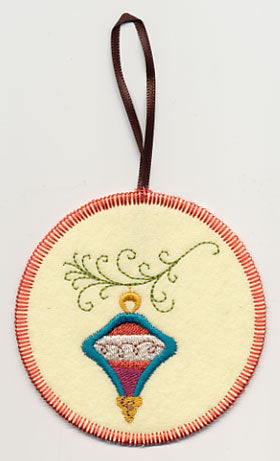 Christmas Whimsy 3 Ornament (In-the-Hoop)