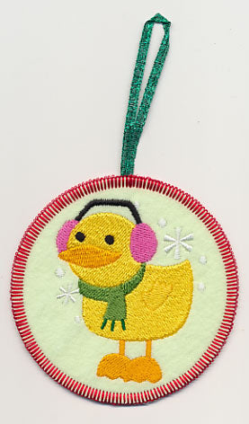 Denny Duck Ornament (In-the-Hoop)