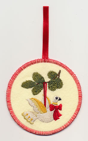 Dove Ornament (In-the-Hoop)