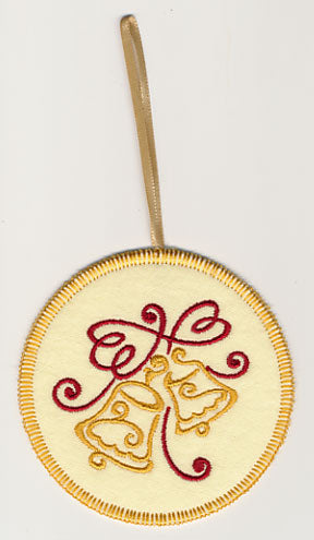 Fa La La Filigree Bells Ornament (In-the-Hoop)