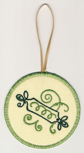 Fa La La Filigree Gift 2 Ornament (In-the-Hoop)