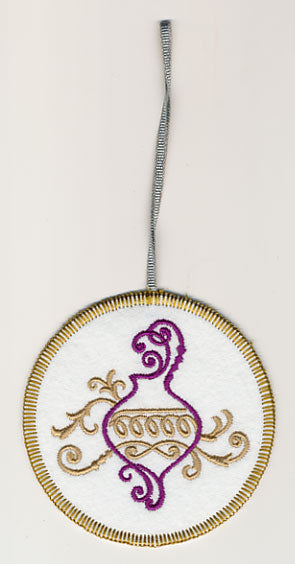 Fa La La Filigree Ornament 2 (In-the-Hoop)