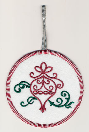 Fa La La Filigree Ornament 6 (In-the-Hoop)