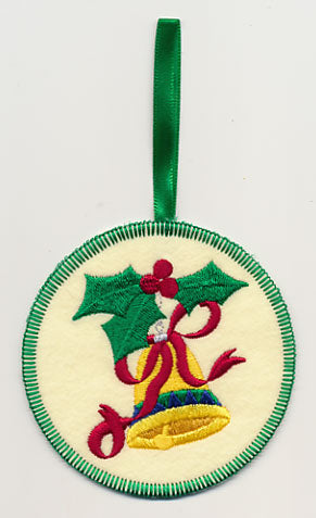 Golden Bell Ornament (In-the-Hoop)