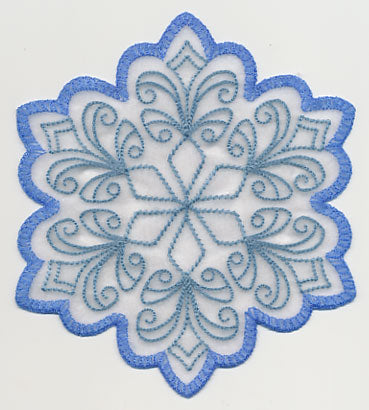 Graceful Snowflake 4 (In-the-Hoop)