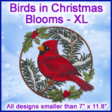 A Birds in Christmas Blooms Design Pack