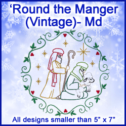 A 'Round the Manger (Vintage) Design Pack