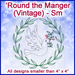 A 'Round the Manger (Vintage) Design Pack