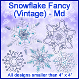 A Snowflake Fancy (Vintage) Design Pack