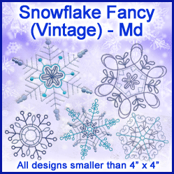 A Snowflake Fancy (Vintage) Design Pack