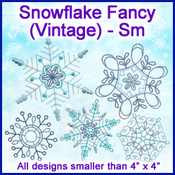 A Snowflake Fancy (Vintage) Design Pack