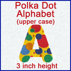 A Polka Dot Alphabet Design Pack