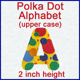 A Polka Dot Alphabet Design Pack