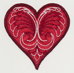 Sweet Organza Heart 3 (In-the-Hoop)
