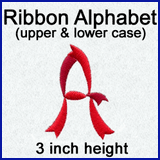 A Ribbon Alphabet Design Pack