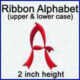A Ribbon Alphabet Design Pack