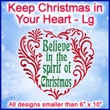 A Keep Christmas in Your Heart Design Pack