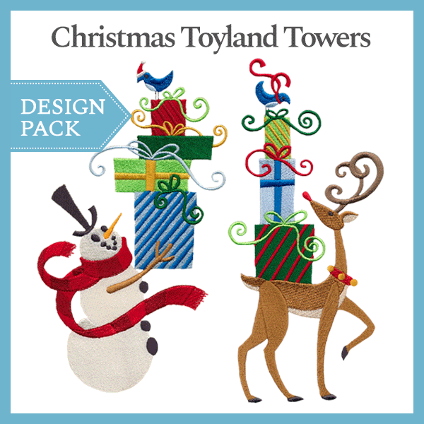 A Christmas Toyland Towers Design Pack