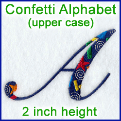 A Confetti Alphabet Design Pack
