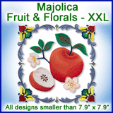 A Majolica Fruit & Florals Design Pack