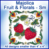 A Majolica Fruit & Florals Design Pack