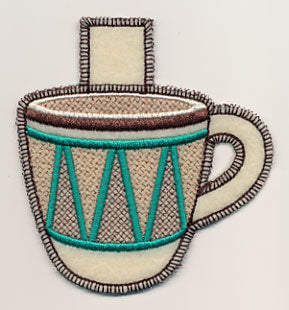 Coffee Cup Clothespin Cozy 1 (In-the-Hoop)