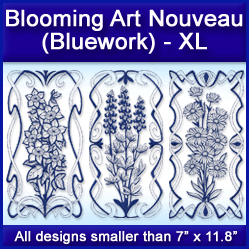 A Blooming Art Nouveau (Bluework) Design Pack