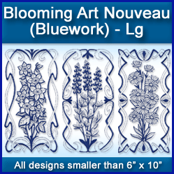 A Blooming Art Nouveau (Bluework) Design Pack
