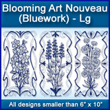 A Blooming Art Nouveau (Bluework) Design Pack