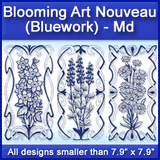 A Blooming Art Nouveau (Bluework) Design Pack