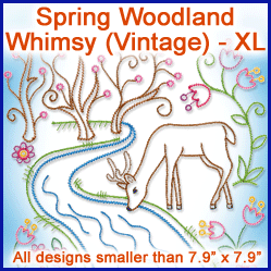 A Spring Woodland Whimsy (Vintage) Design Pack