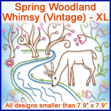A Spring Woodland Whimsy (Vintage) Design Pack