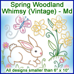 A Spring Woodland Whimsy (Vintage) Design Pack
