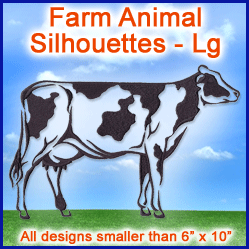 A Farm Animal Silhouettes Design Pack