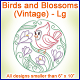 A Birds and Blossoms (Vintage) Design Pack