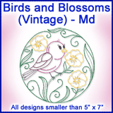 A Birds and Blossoms (Vintage) Design Pack