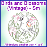 A Birds and Blossoms (Vintage) Design Pack