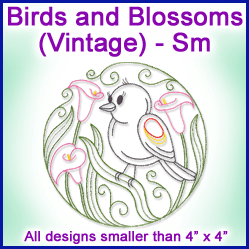 A Birds and Blossoms (Vintage) Design Pack
