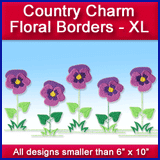 A Country Charm Floral Borders Design Pack