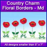 A Country Charm Floral Borders Design Pack