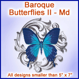 A Baroque Butterflies II Design Pack