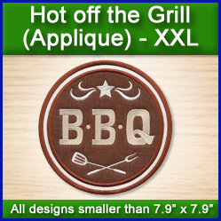 A Hot Off the Grill (Applique) Design Pack