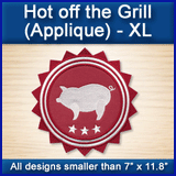 A Hot Off the Grill (Applique) Design Pack