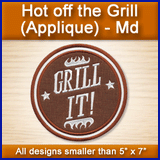 A Hot Off the Grill (Applique) Design Pack
