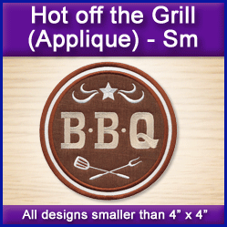 A Hot Off the Grill (Applique) Design Pack